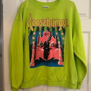 Lime Green Goosebumps Sweatshirt